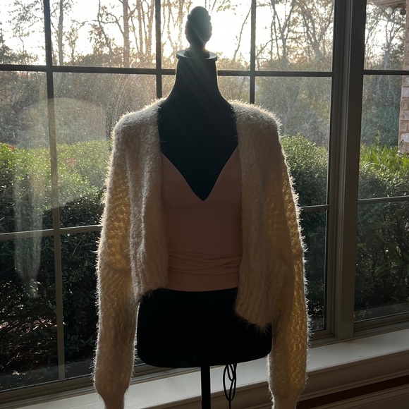 Fuzzy Urban Outfitters Cardigan - Picture 1 of 3